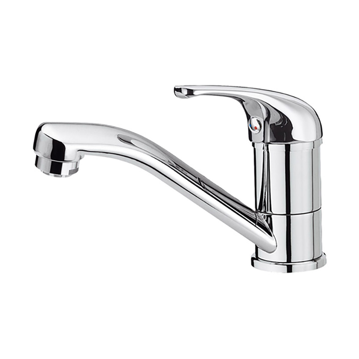 Смеситель для умывальника "35" f112g поворотн. излив (1/25) "remer"