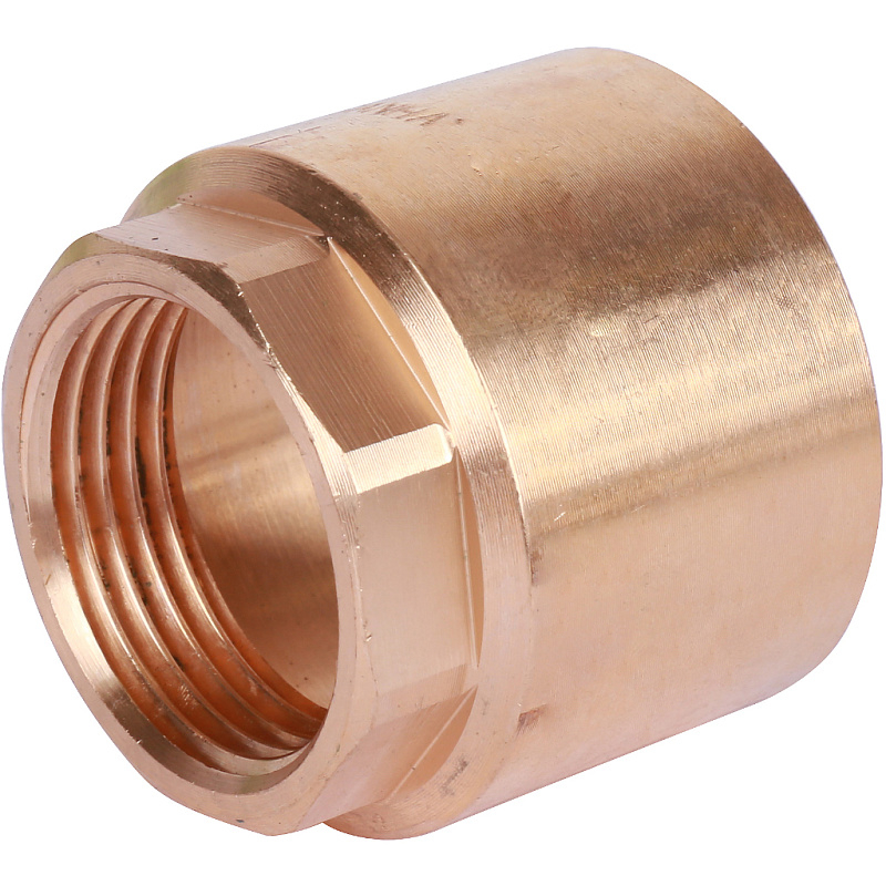 Муфта 42х1 1/2" переходная (ВР) под пайку с внутренней резьбой SANHA бронзовая 1427042112