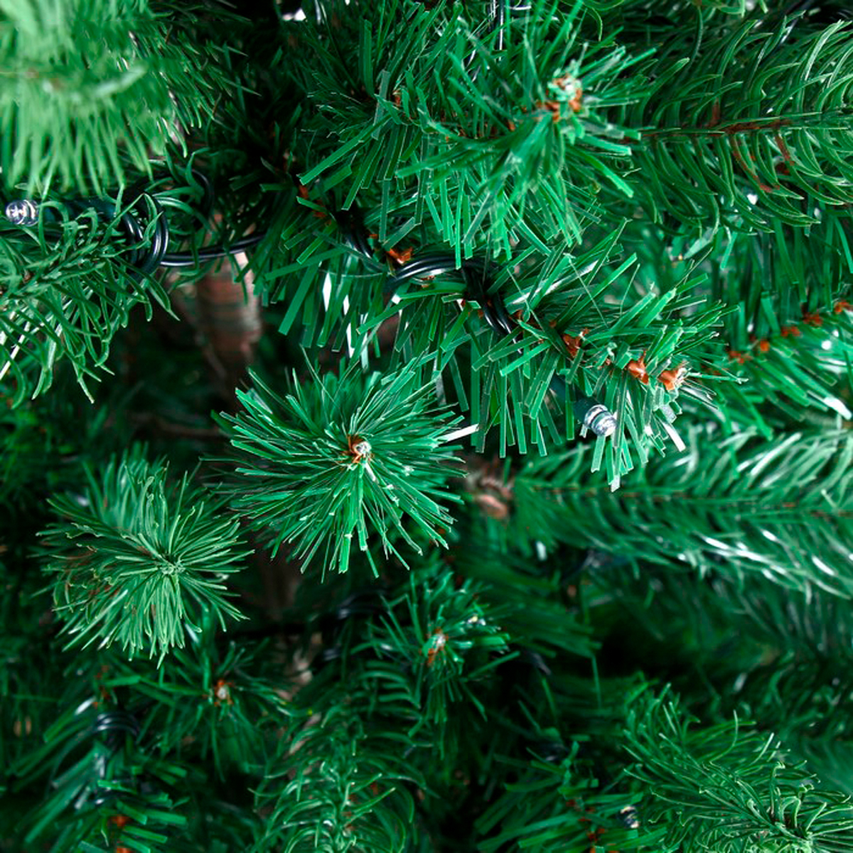 Ель декор. фиброоптич. spl725-180  180 см, 1010 веток (зеленая) "зимнее волшебство" 1108623