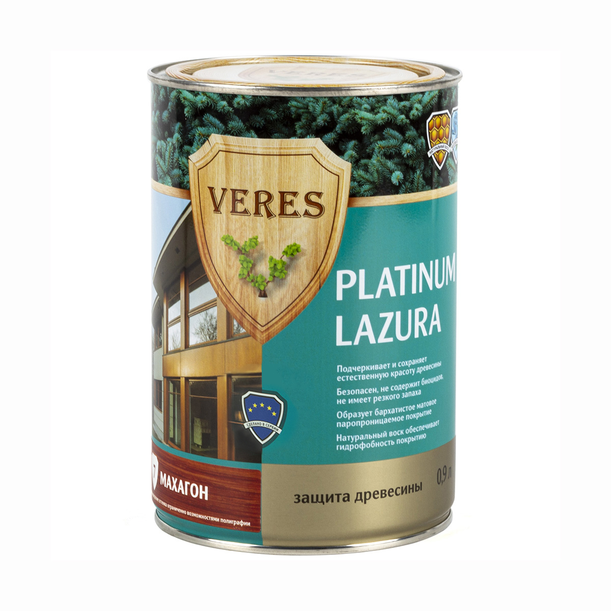 Верес платинум № 7 махагон  0,9 л (1/6) "veres"