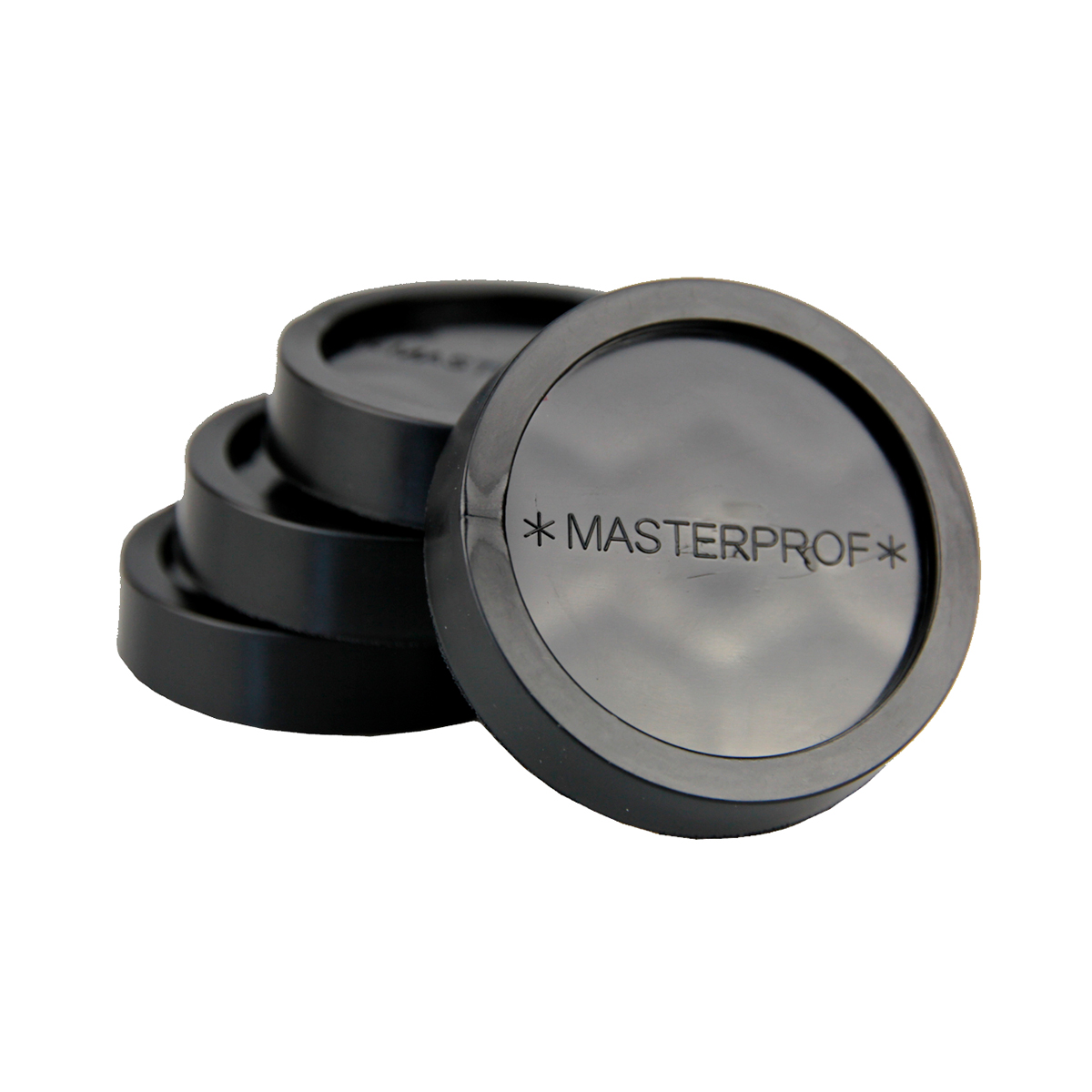 Подставки антивибр. для бытовой техники (круглые черные) 4 шт. (5/50) "masterprof"