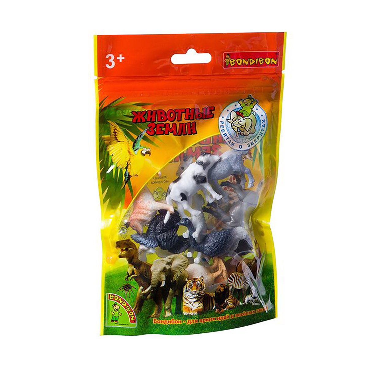 Набор игрушек "ребятам о зверятах" (животные фермы) 12 шт. "bondibon" вв2368