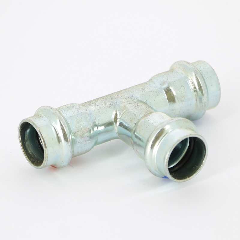 Тройник пресс 18x18x18 оцинкованная сталь Prestabo VIEGA LF T-piece