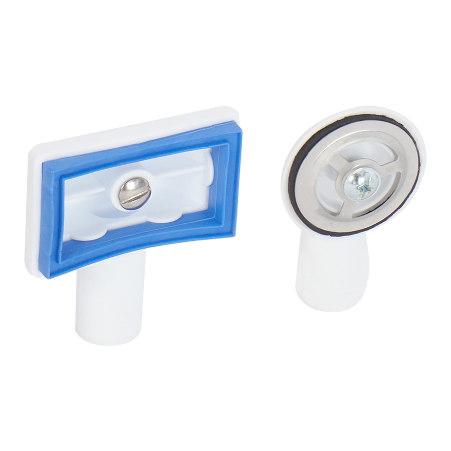 Сифон Мини Элит 1 1/2 х 40 мм, нерж. чашка D70 мм и с гофротрубой L800 мм 40 х 40/50 мм WIRQUIN