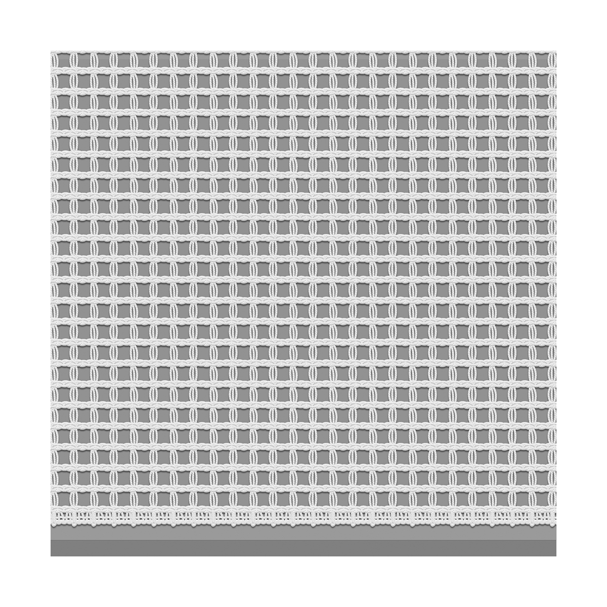 Скатерть пвх "элегия" d=135 см круглая (1/15) 001-white