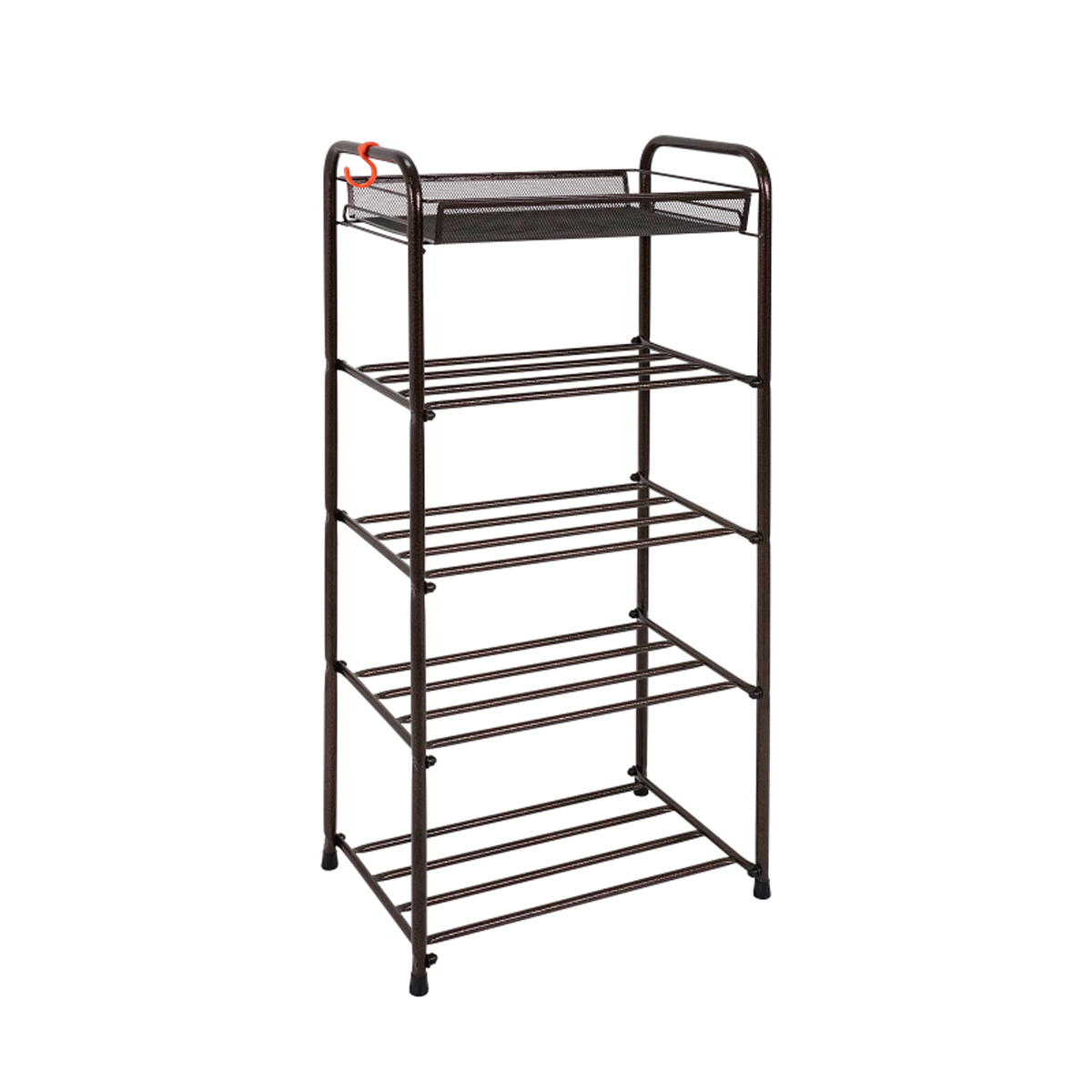 Подставка для обуви ЗМИ 5-ти полочная 40, 45 x 30 x 95 см, медный антик