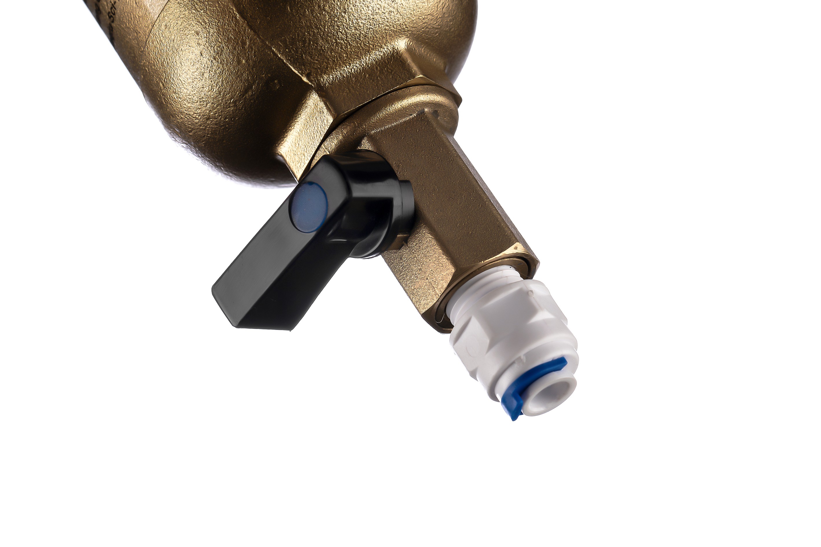 Фильтр магистральный промывной Гейзер Бастион 3/4 для ГВС с двумя манометрами