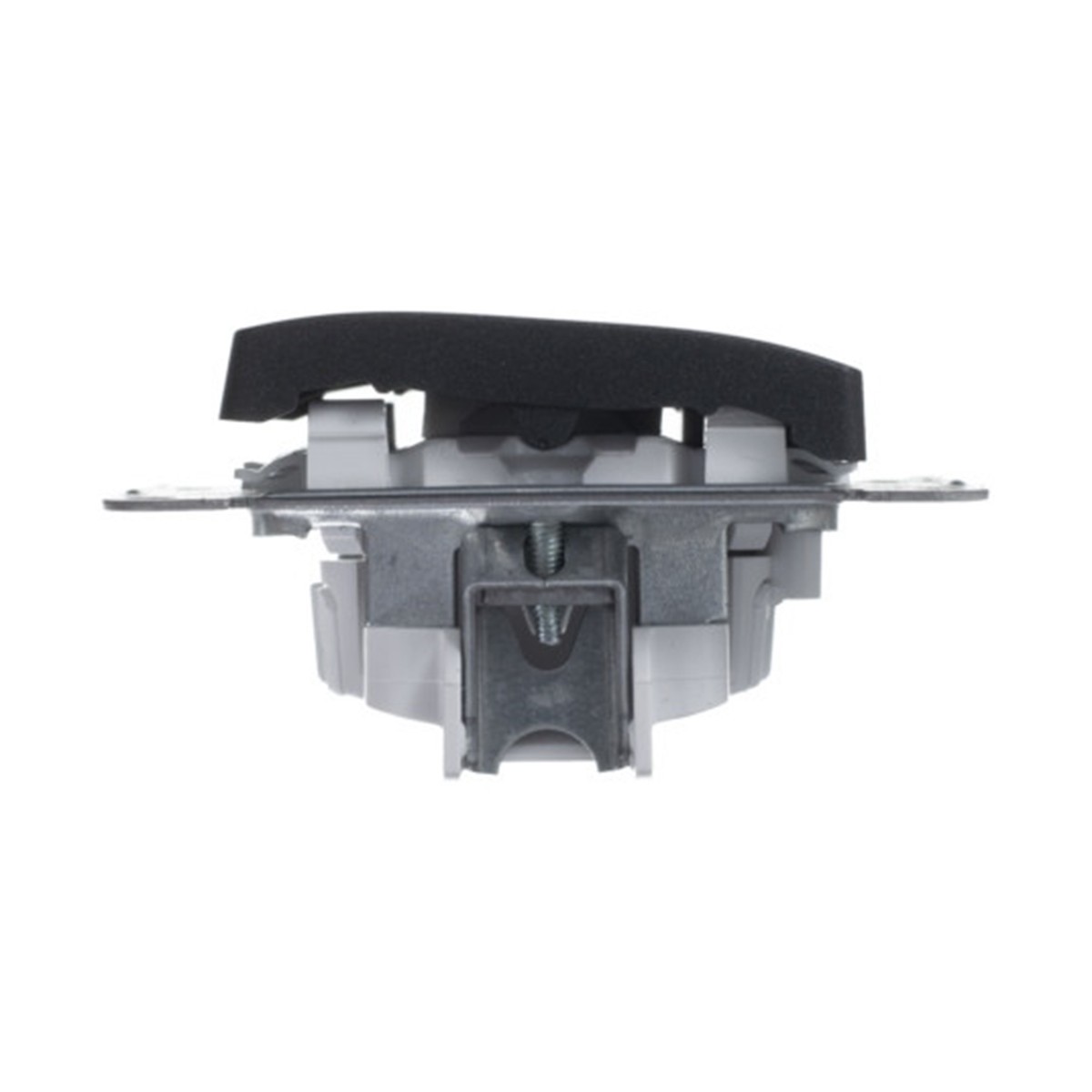 Выключатель "glossa" 2-х кл. с индикатором (механизм) 10а, антрацит (1/20/160) "schneider"