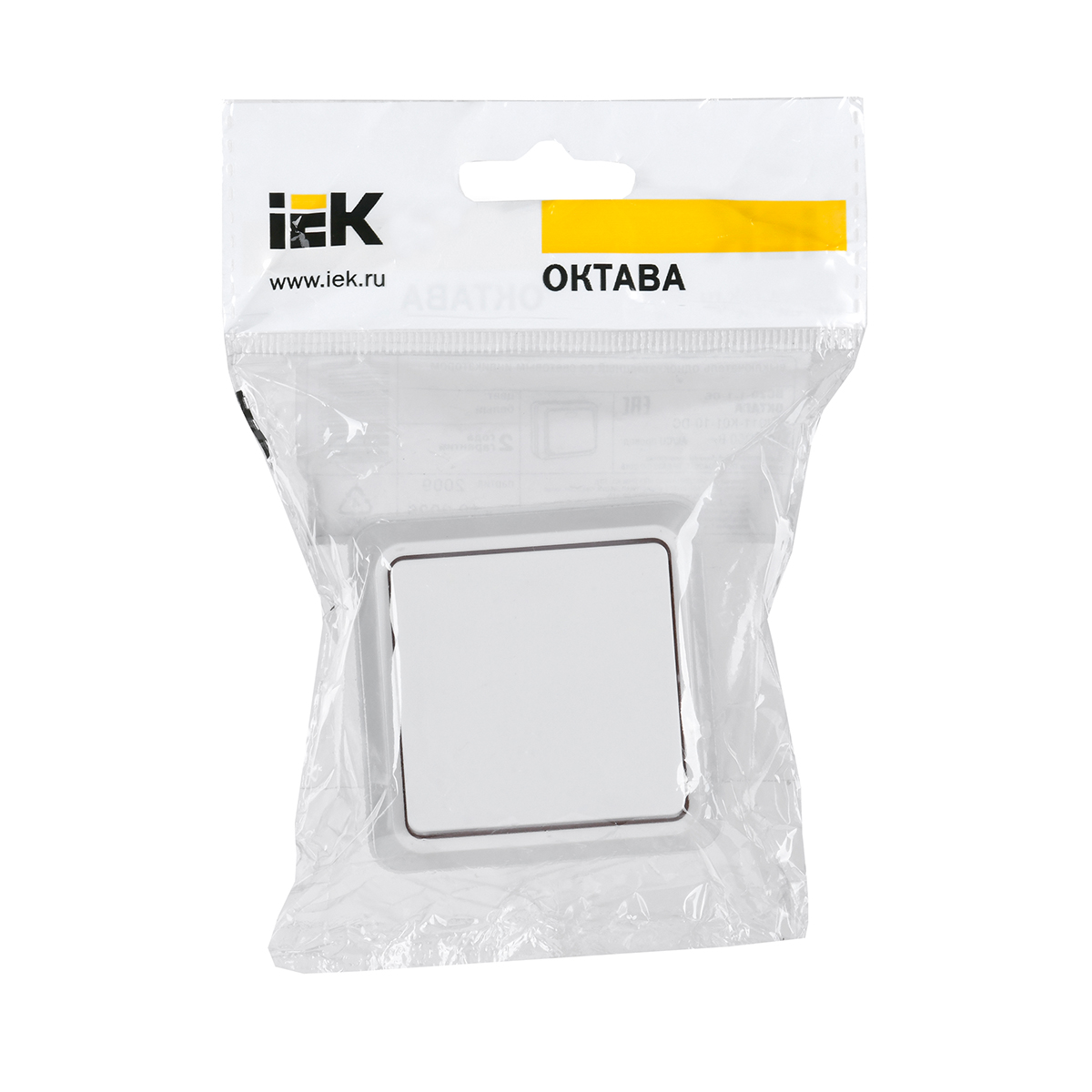 Выключатель открыт. уст. "октава" 1 кл. вс20-1-0-об, 10а, белый (1/36/432) "iek"