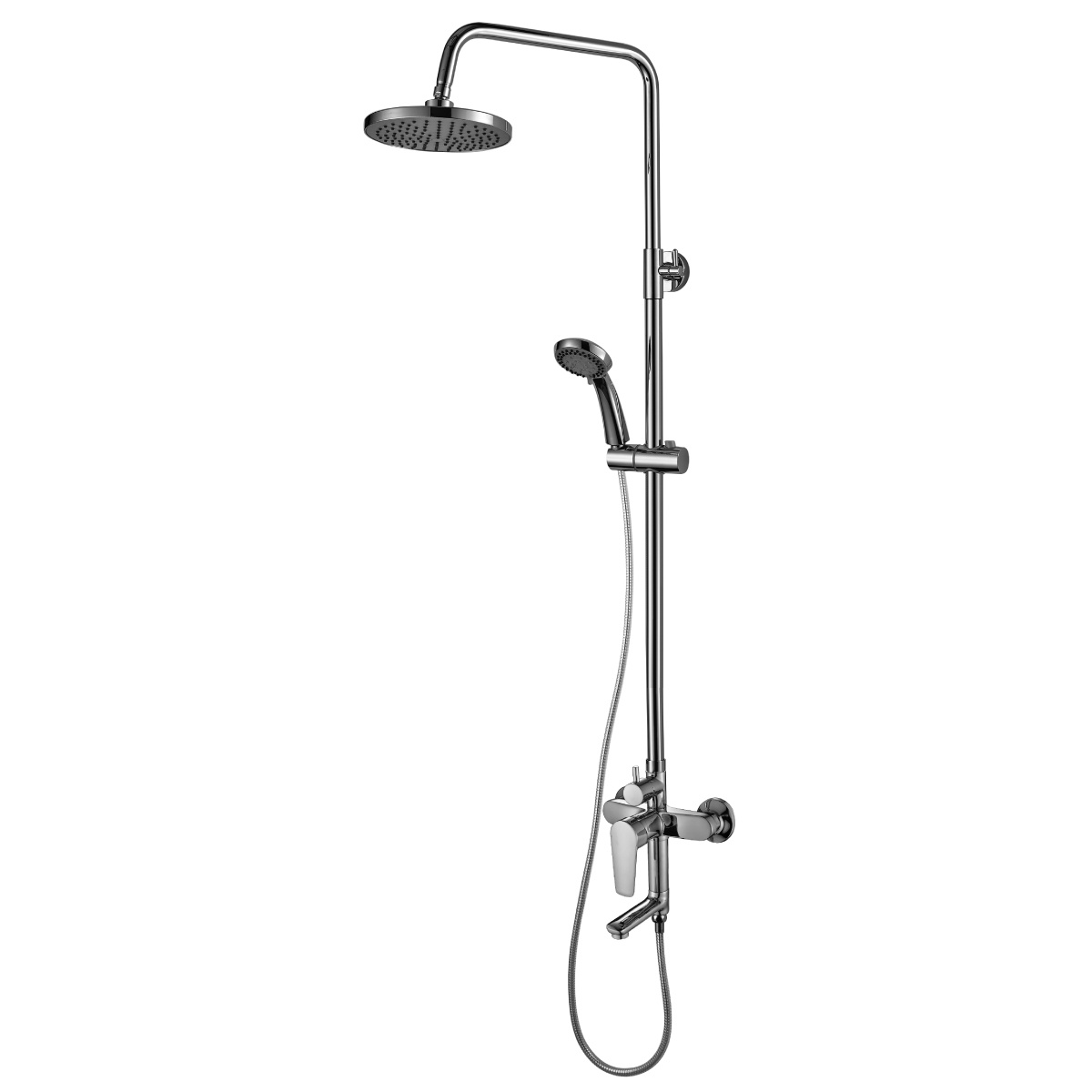Душевая система  s35-46  лейка 5 реж., верхн. душ "тропич. дождь" (1/4) "rossinka"