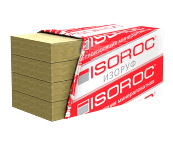 Утеплитель жесткий Изорок (ISOROC) Изоруф Н 1000х600х100 мм (Уп/2плиты)