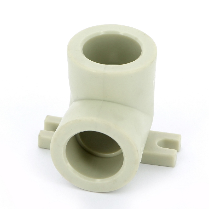 Угол настенный с креплением 25 мм PP-R под пайку FV-PLAST серый