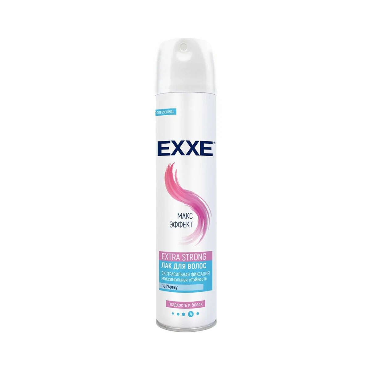 Лак для волос "extra strong" экстрасильная фиксация 300 мл (1/6/24) "exxe"