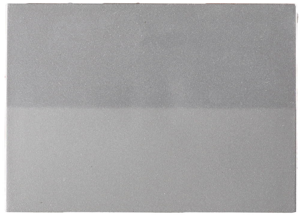 Выключатель СВЕТОЗАР ″ЭФФЕКТ″ проходной, одноклавишный, без вставки и рамки, цвет светло-серый металлик, 10A/~250B