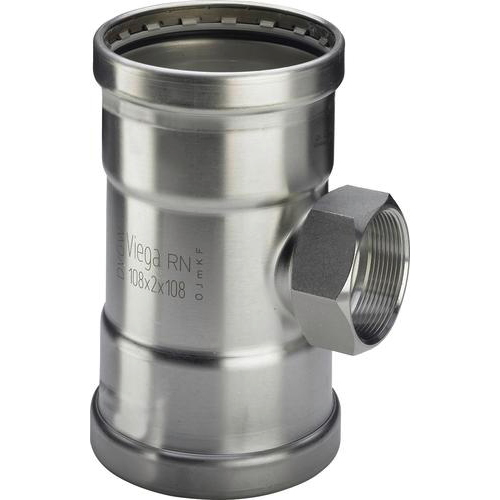 Тройник пресс-В 108x2"x108 нержавеющая сталь Sanpress Inox VIEGA