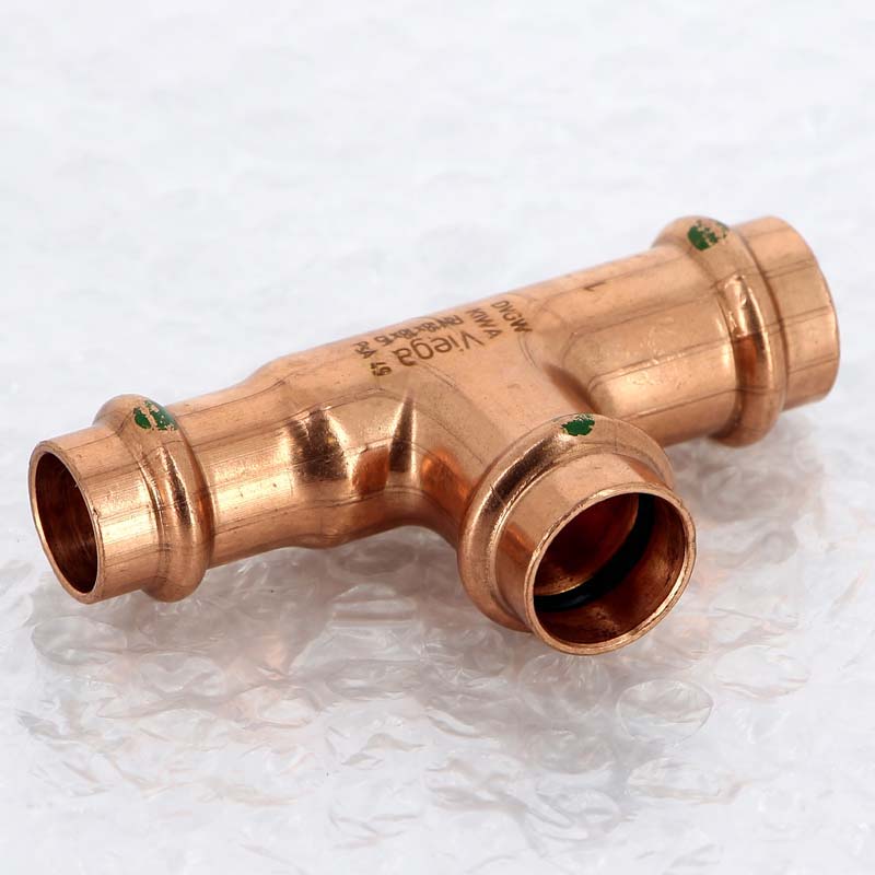 Тройник пресс медный Profipress VIEGA 18x18x15