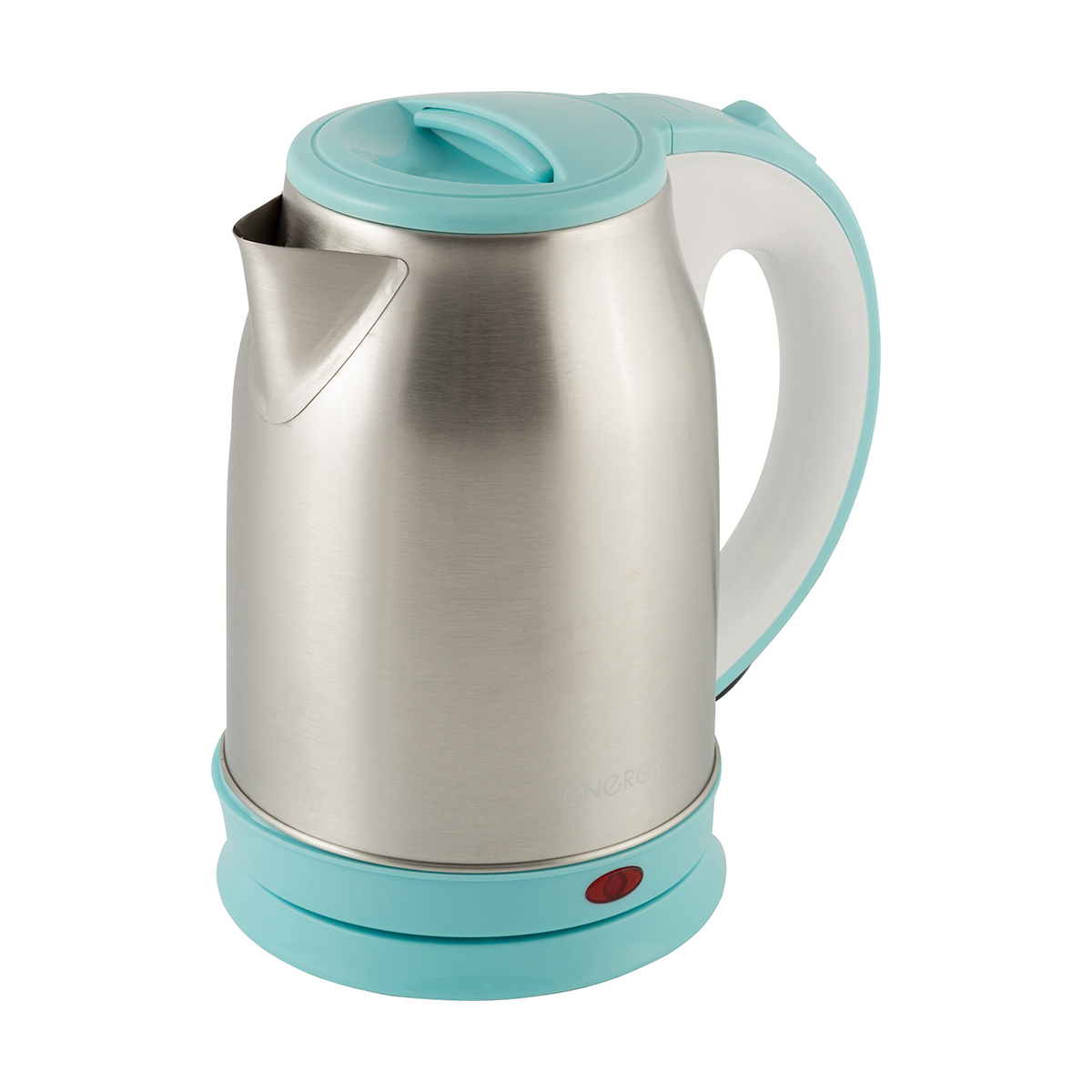 Чайник электр. "energy" e-202 1,8 л (1/12) сталь (белый/голубой)