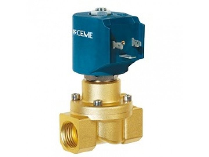 Клапан соленоидный CEME 84 нормально закрытый 1/2" 220 В Прямого действия