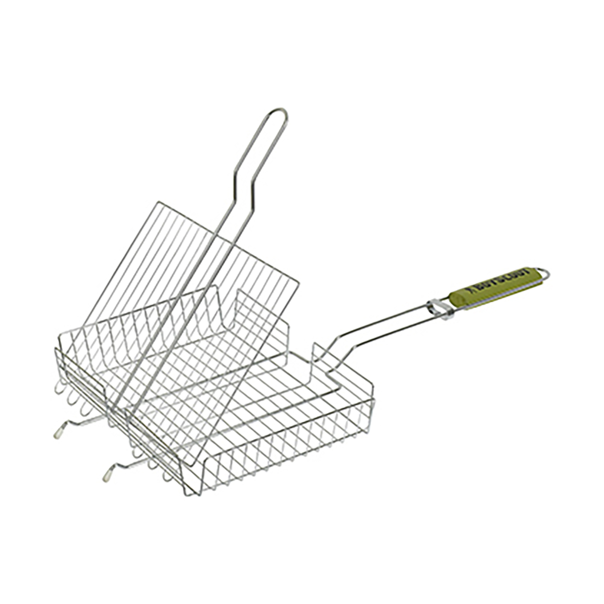 Решетка-гриль 30*25*5,5 см нержав. (1/8) "boyscout" 61348