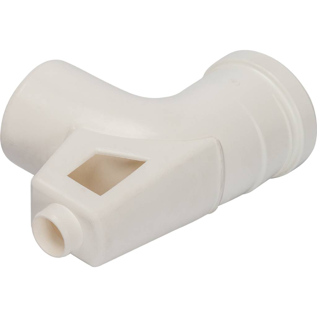 Угол 87° D=80 мм для конденсационных котлов, с кронштейном, PP-FE STOUT