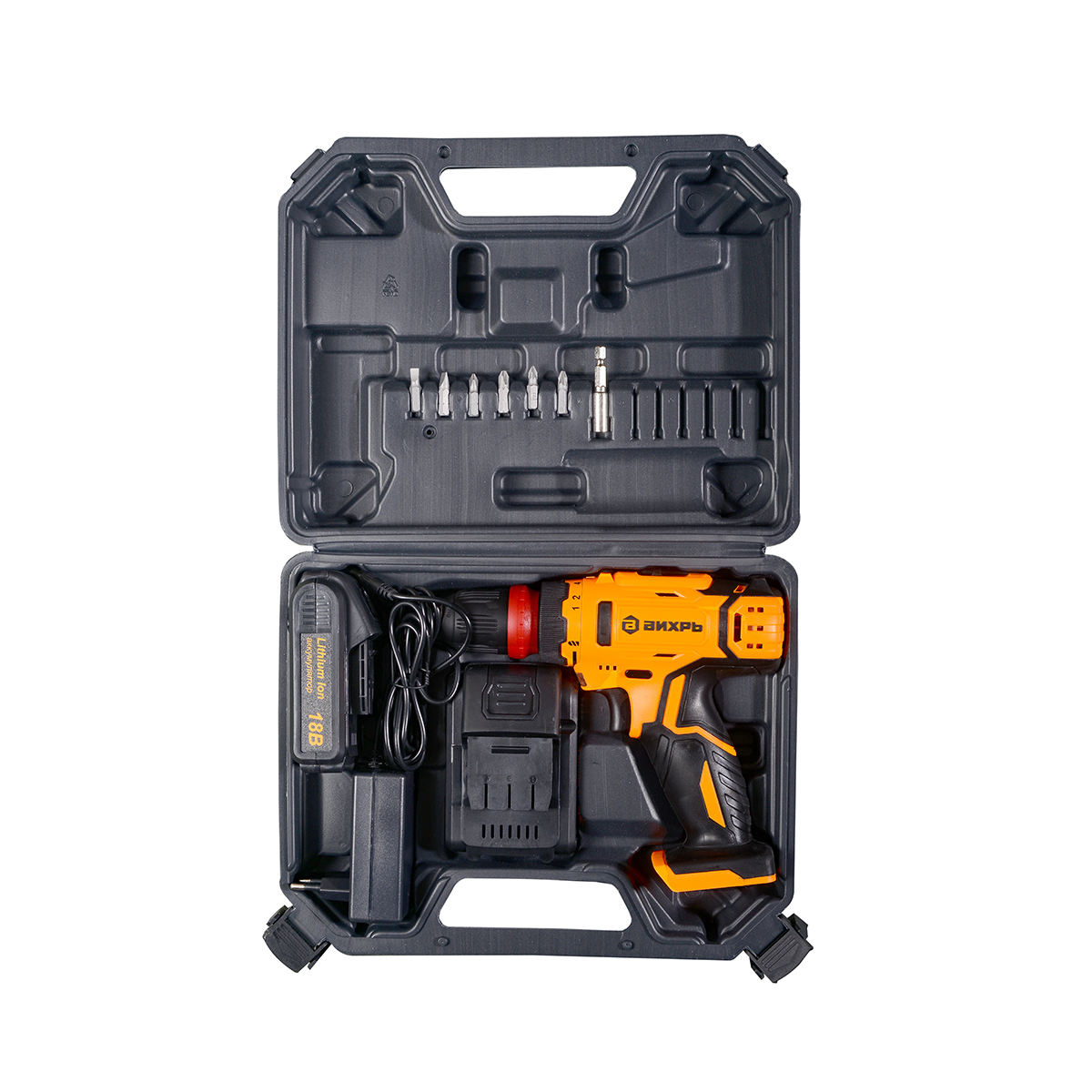 Дрель-шуруповерт аккум. да-18л-2кc (1) "вихрь"