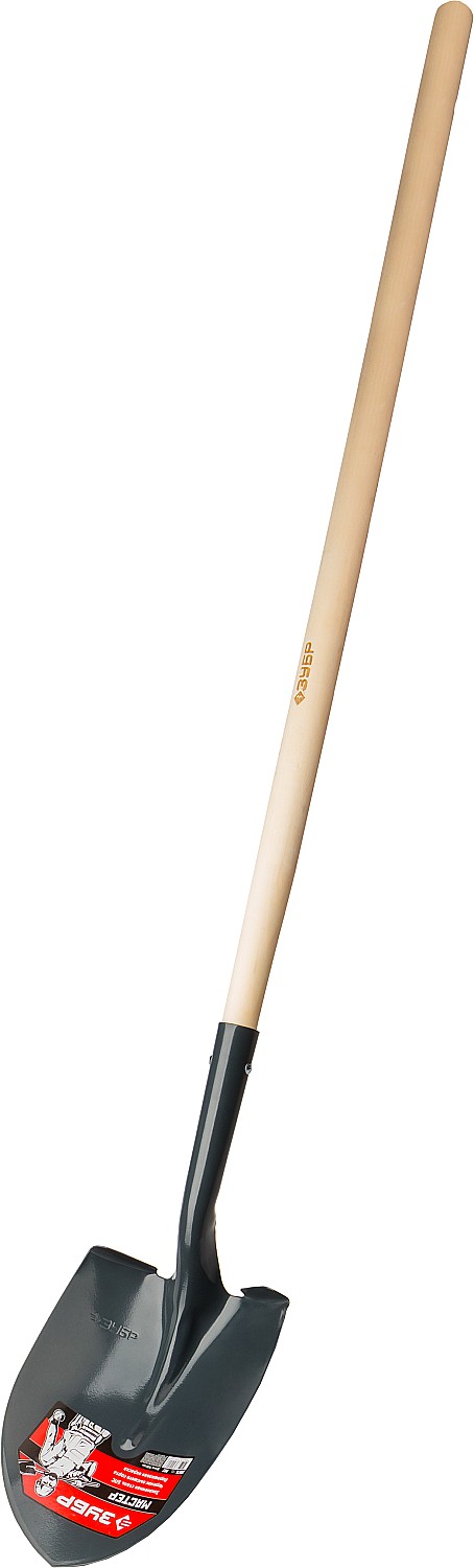 ЗУБР Мастер, 474 х 215 х 1500 мм, полотно 1.6 мм, закалено, дерев. черенок высш. сорт, тип ЛСГ, штыковая лопата (39575)