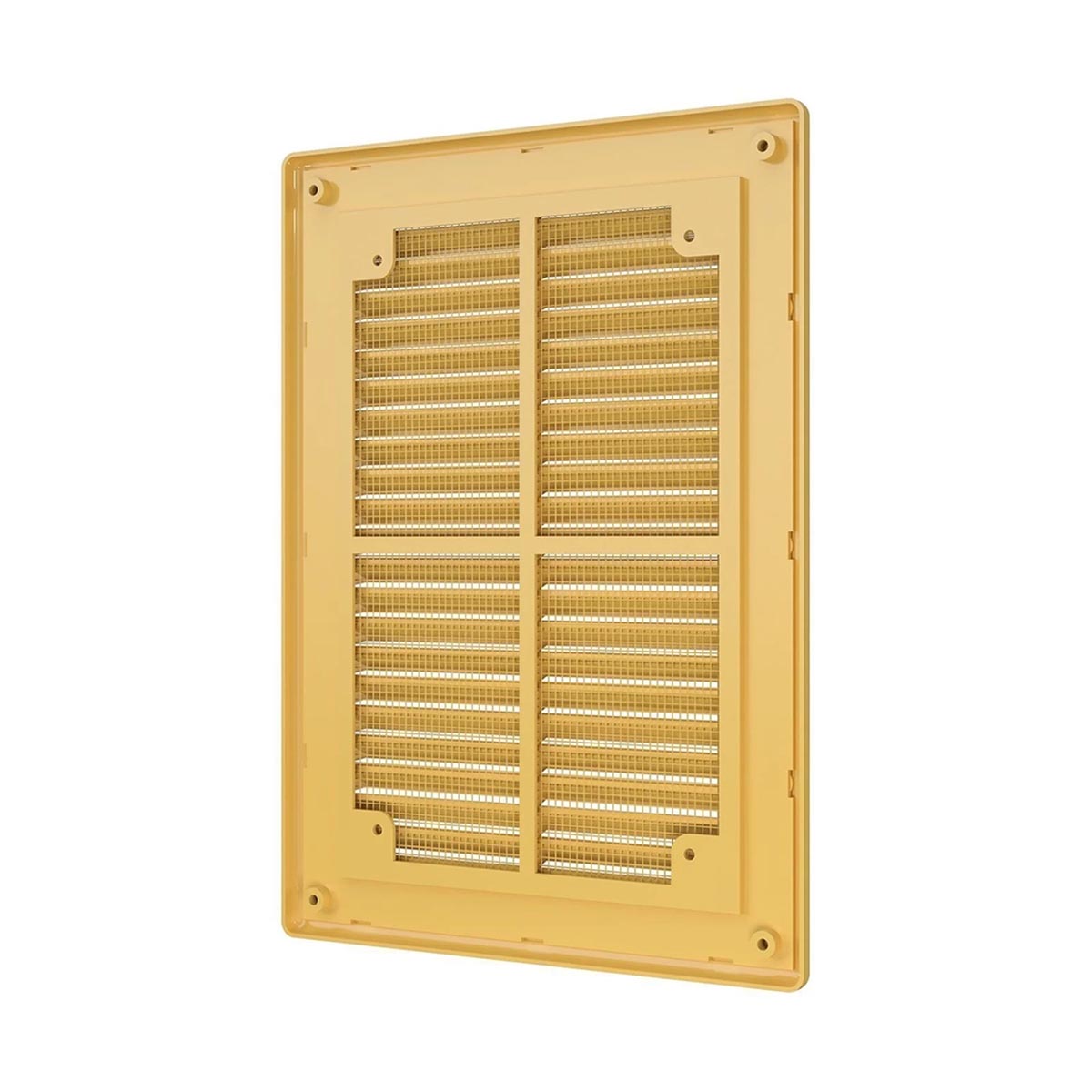 Решетка вентиляц. разъемная с сеткой 183 х 253 мм пласт. бежевая (1/40) "эра" 1825р беж