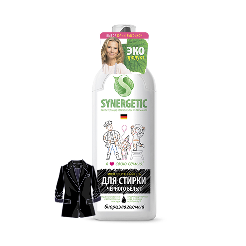 Средство для стирки черного белья 0,75 л (1/12) "синергетик"