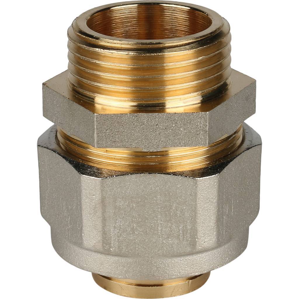 Переходник с наружной резьбой 1"х32 STOUT для металлопластиковых труб