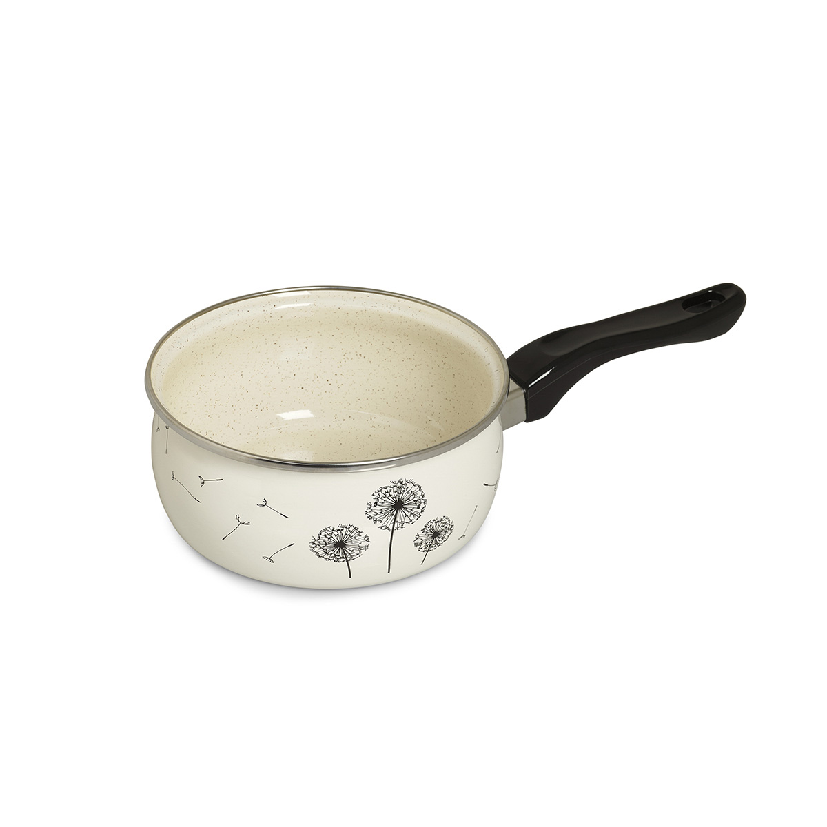 Ковш эмалиров. "одуванчик" 1,6 л, 16 см (1/6) "metrot"