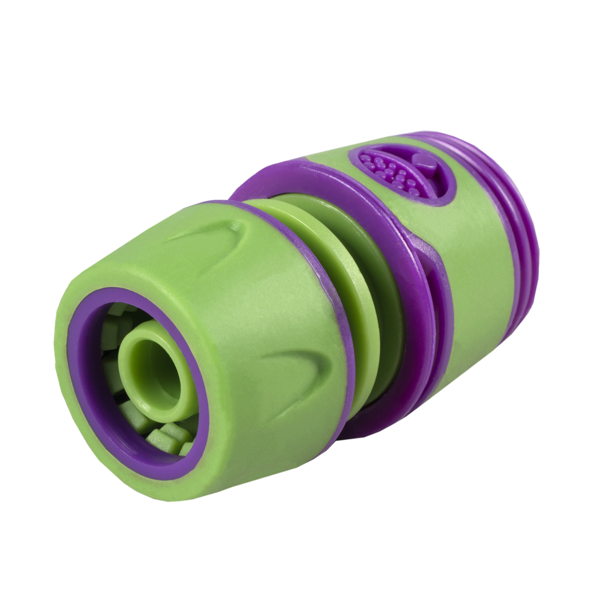 Соединитель для шлангов 1/2" пластм. с резин. покрытием (20/200) "don gazon" 096-5809