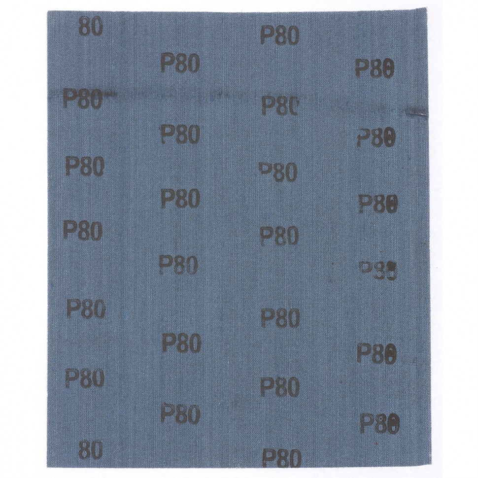 Шлифлист на тканевой основе, P 80, 230 х 280 мм, 10 шт, водостойкий Matrix (75641)