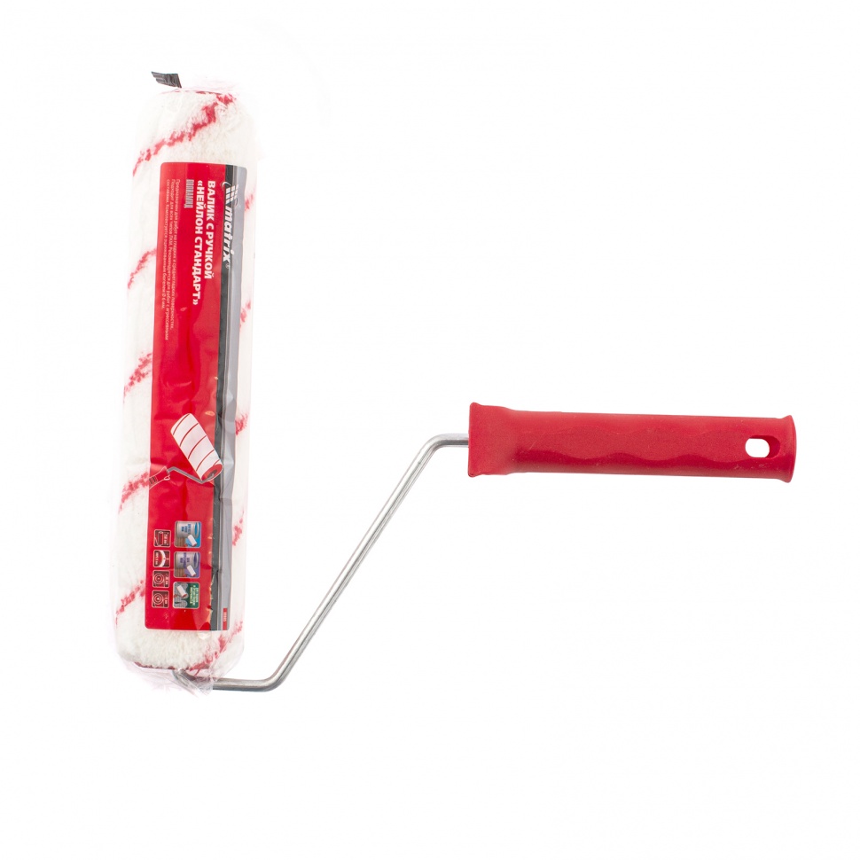 Валик "Нейлон Стандарт", 250 мм, ворс 9 мм, D 36 мм, D ручки 6 мм, полиамид Matrix (80885)