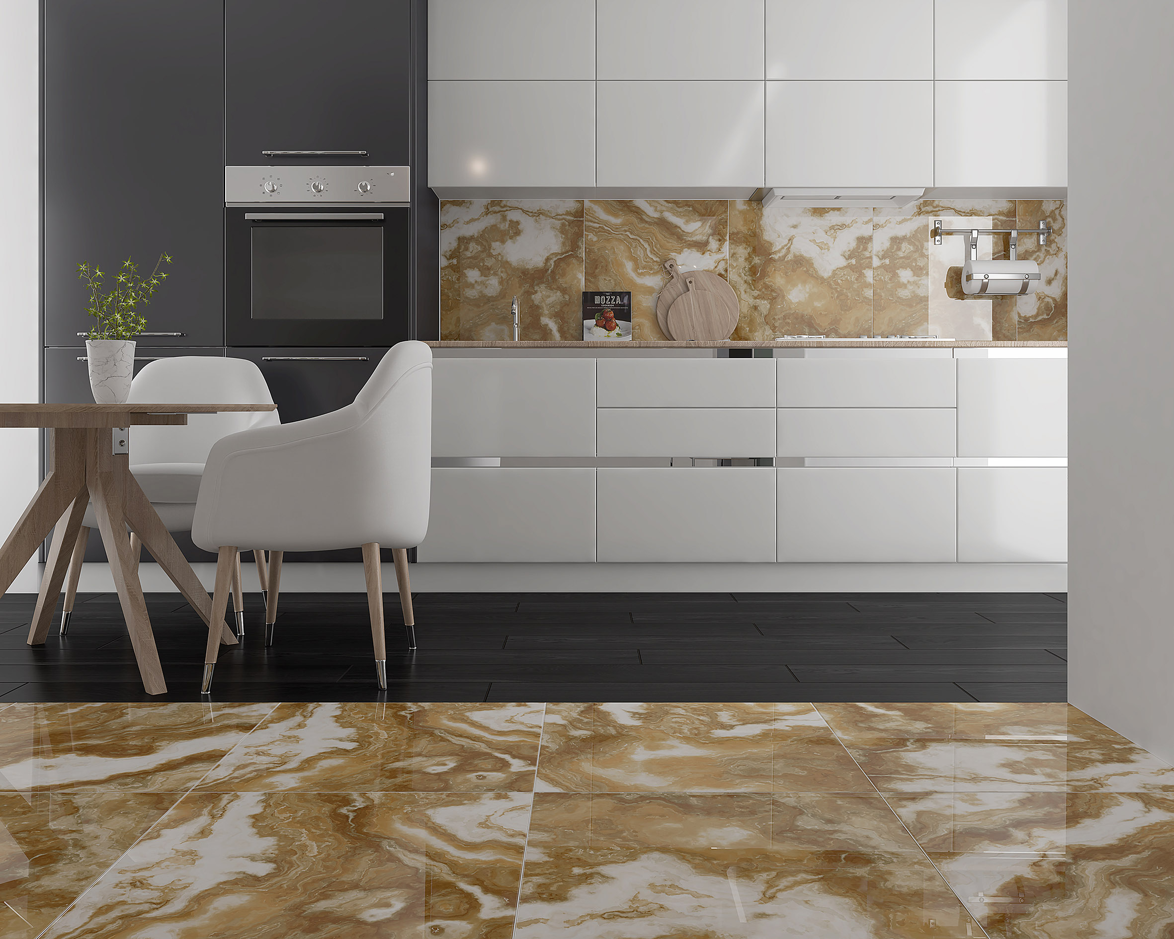 Tabu керамогранит чёрный 40x40