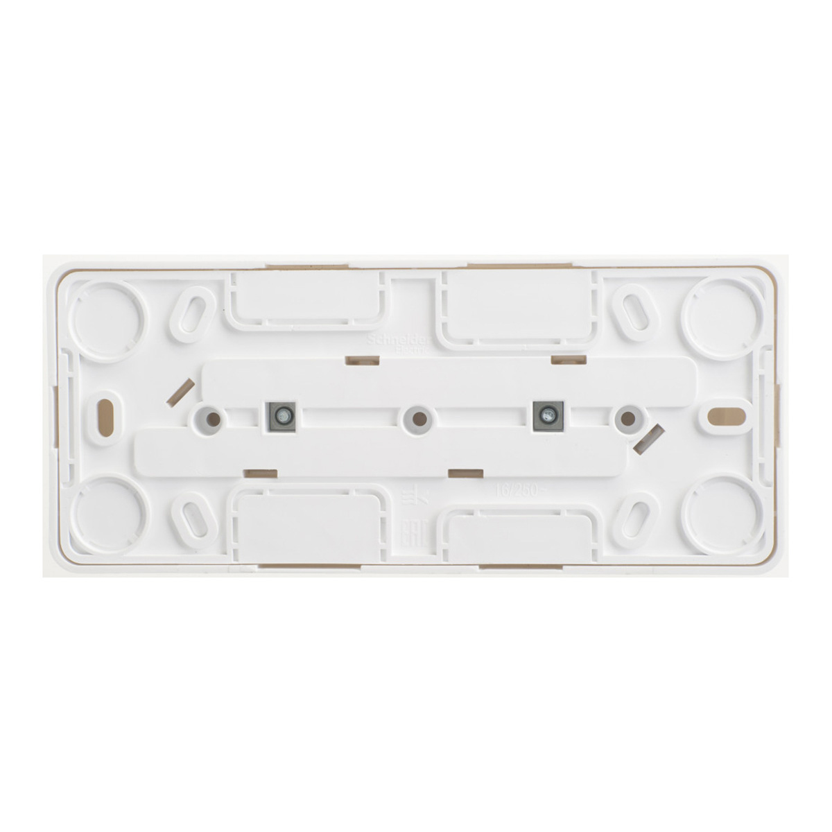 Розетка открыт. уст. "этюд" 3-х местн. с шторками 16а, бeлый (1/11/88) "schneider"