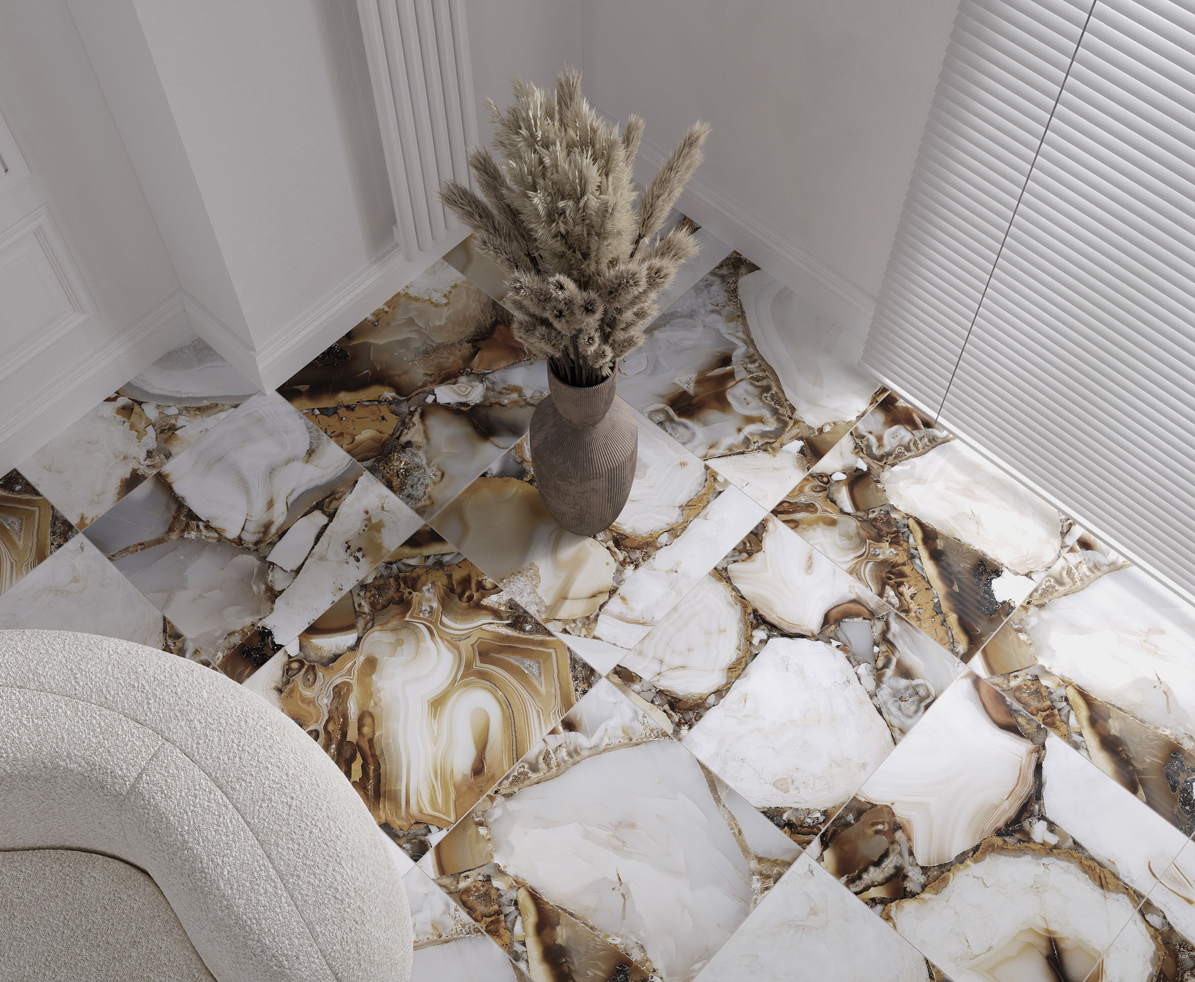 Sirius gold керамогранит полированный 60x120