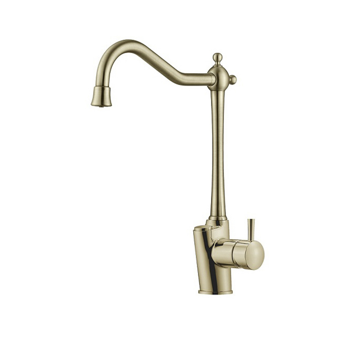 Смеситель для кухни с подключ. к фильтру питьев. воды zr 353 yf-br "zorg"