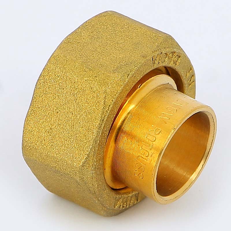 Муфта 15 x 3/4" с накидной гайкой ВР плоская прокладка VIEGA пайка