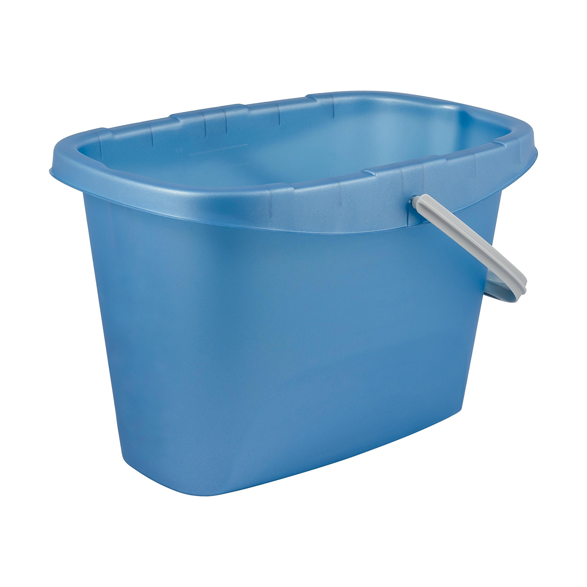 Ведро "step" 13 л прямоугольное (индиго) (1/14) "spin&clean"  sv5007инд