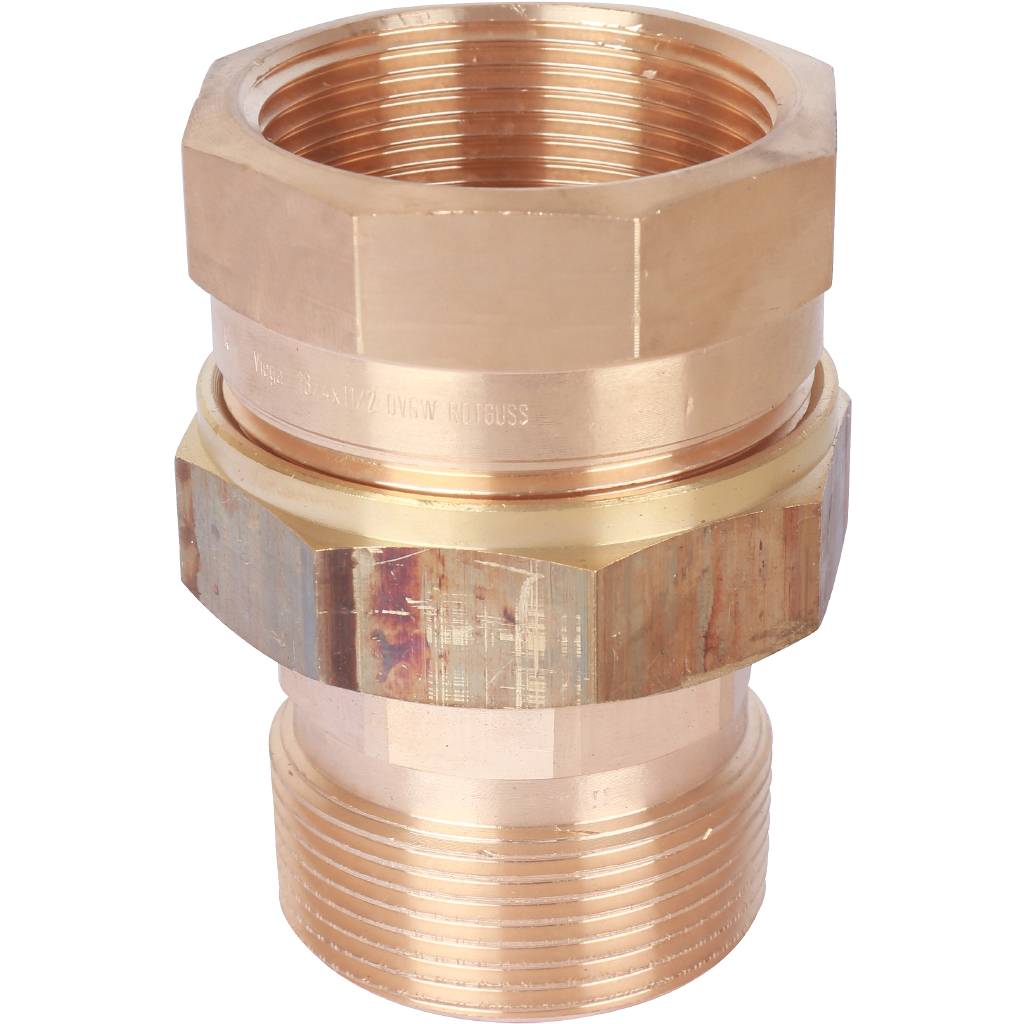 Американка резьбовая ВН 1"1/2 с плоским уплотнением бронза VIEGA (271336)