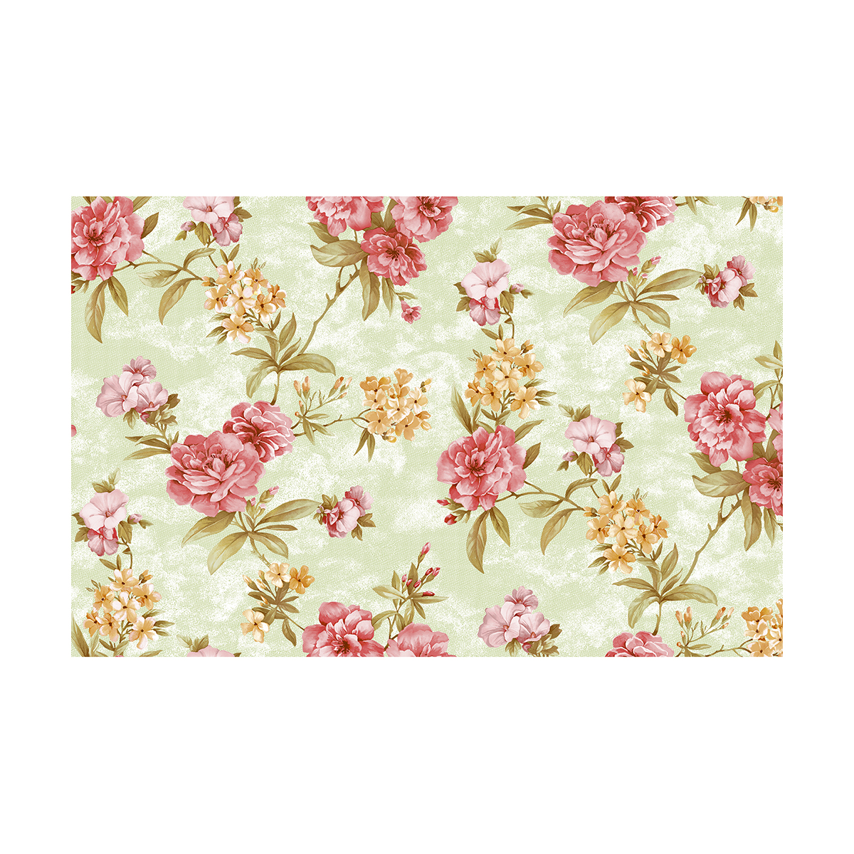 Клеенка пвх основа нетканая 135 см  рулон 20 м (1)  "major" 551/3 (зеленый)