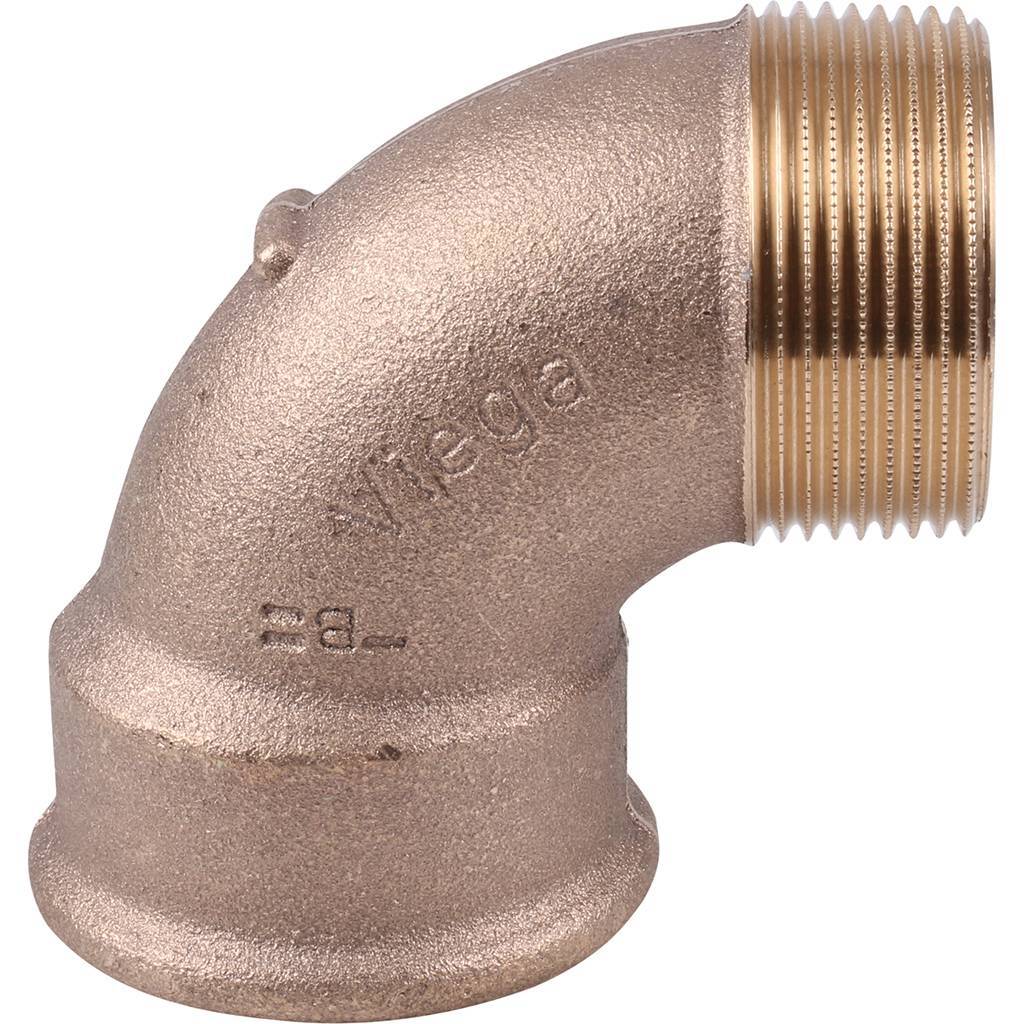 Угол резьбовой 90° ВН 1"1/2 бронза VIEGA (264123)