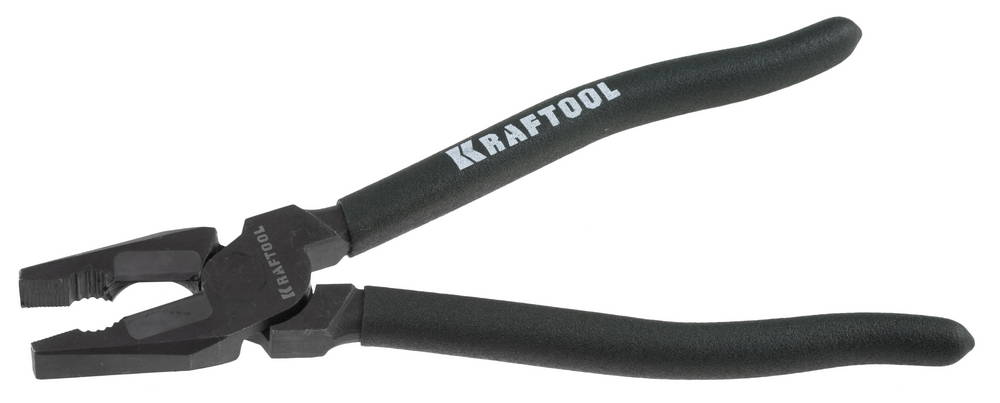 Плоскогубцы KRAFTOOL ″KarbMax″ комбинированные, с твердосплавными вставками, покрытие оксидированное с полировкой, 220мм