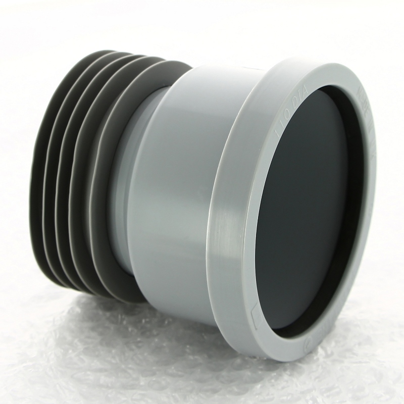 Муфта McALPINE с манжетой, вход 110 мм под раструб. соед., выход внутрь 110 мм трубы