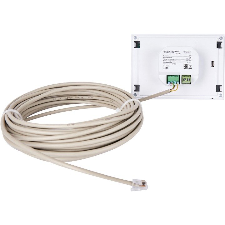 Выносная панель управления теплыми полами STOUT M-7 черная