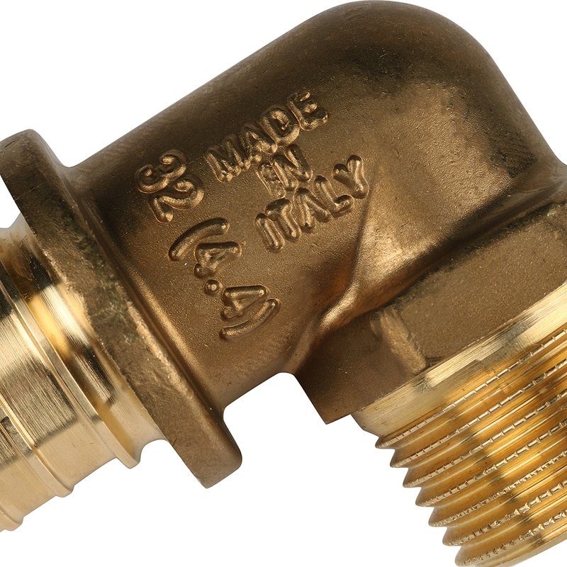 Угол переходной 32 x 1" НР аксиальный для труб PE-X STOUT