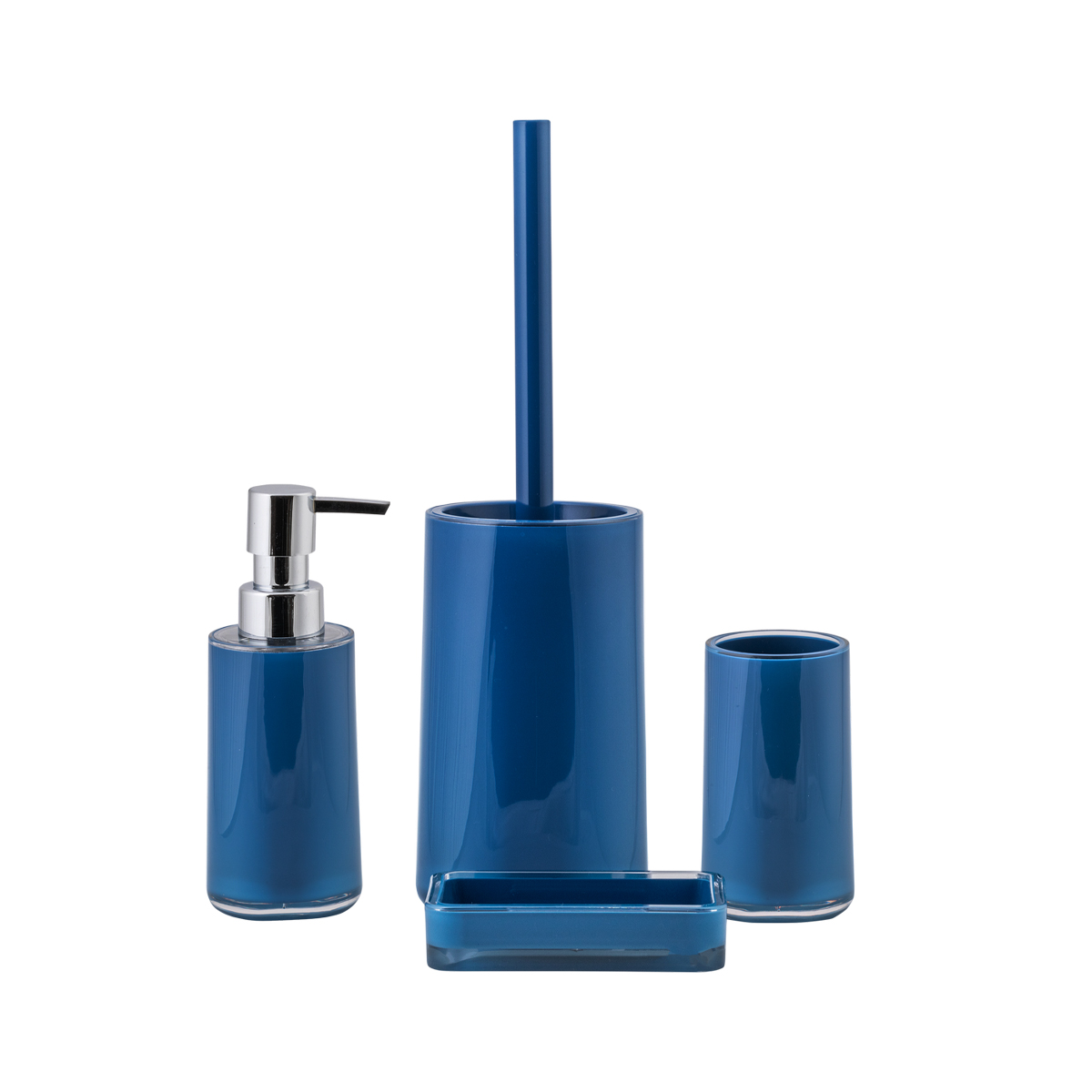 Стакан для ванной комнаты "aya" акрил (темно-синий) (1/12) "swensa" swp-7018dbl-03