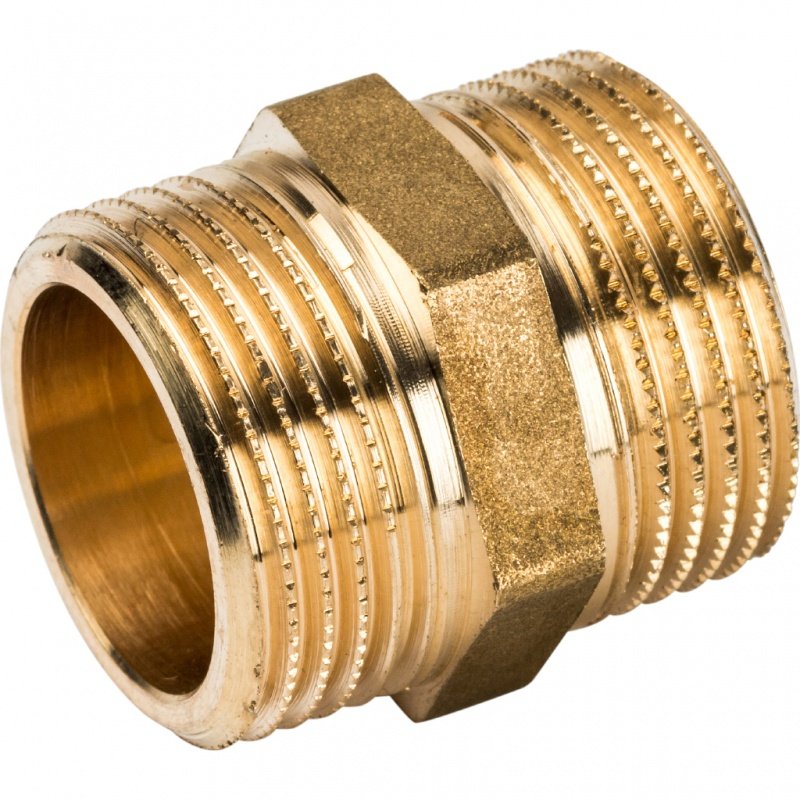 Ниппель НР 3/4" латунь STOUT