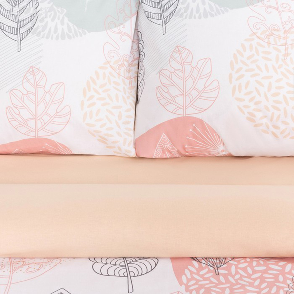 Постельное белье "этель" leaves 2 сп. (поплин) (1) 4746209