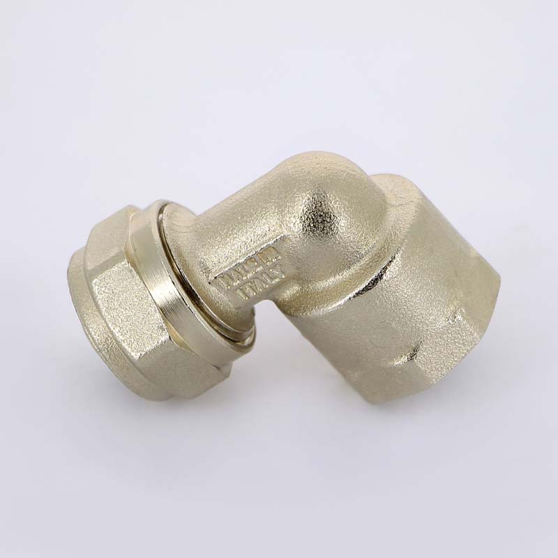 Угол обжимной ВР 16 х 1/2" 90° UNI-FITT для м/п труб